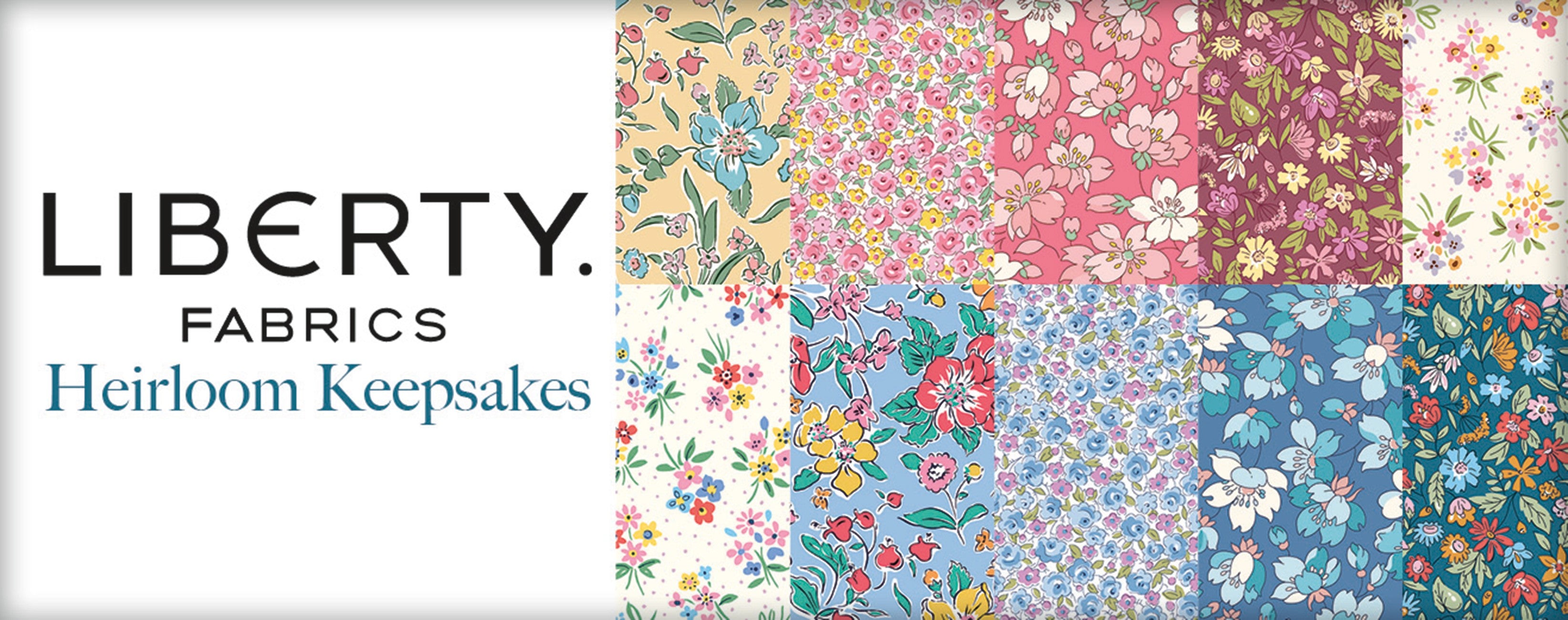Liberty Heirloom Keepsakes Fat Quarter Bundle, 10 Pcs.
