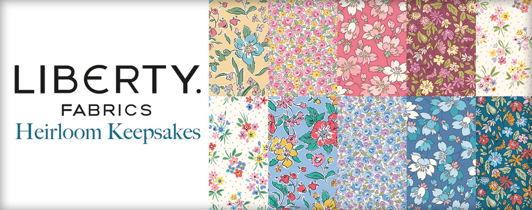 Liberty Heirloom Keepsakes Fat Quarter Bundle, 10 Pcs.