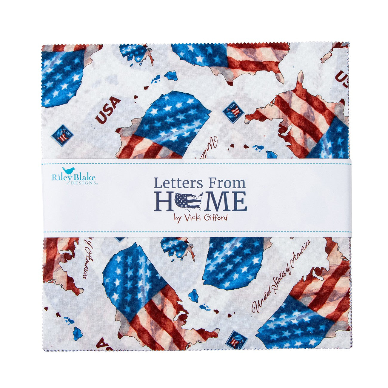 Letters From Home 10in Squares, 42pcs/bundle