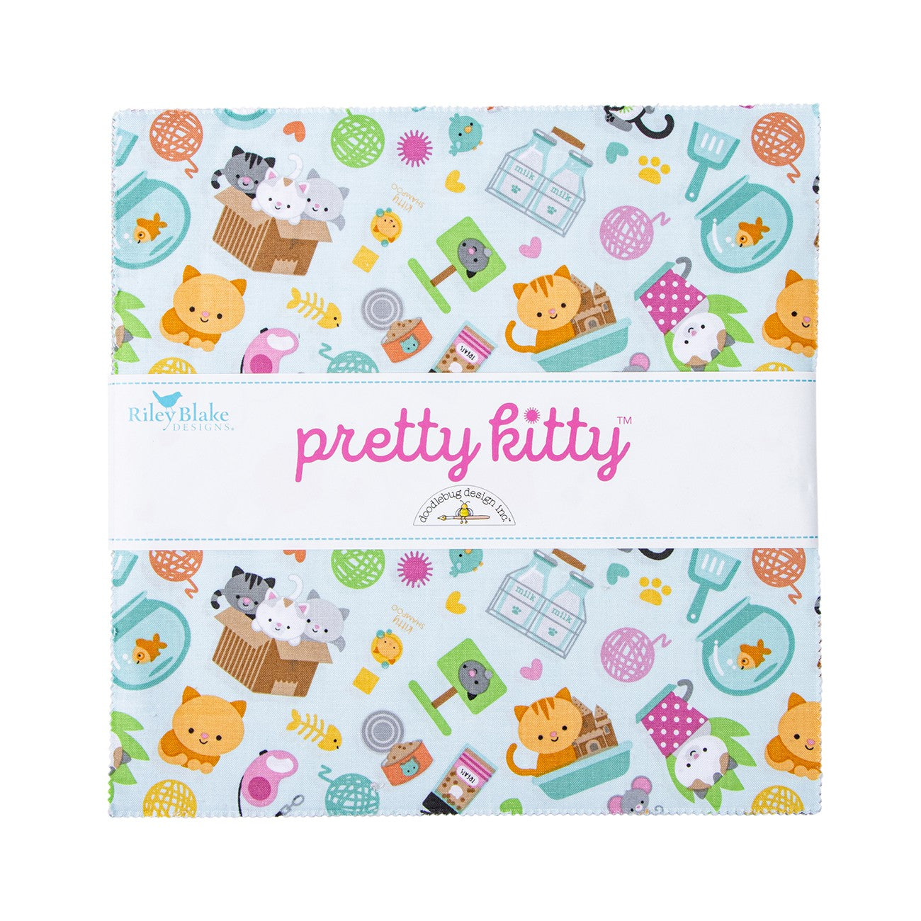 Pretty Kitty™ 10in Squares, 42pcs/bundle