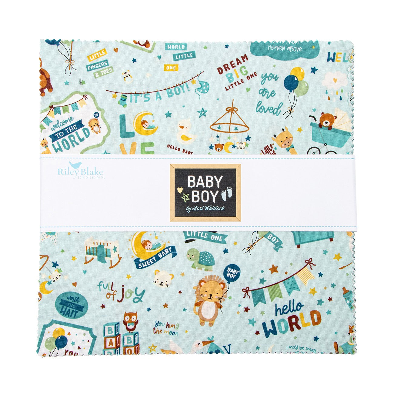 Baby Boy 10in Squares, 42pcs/bundle