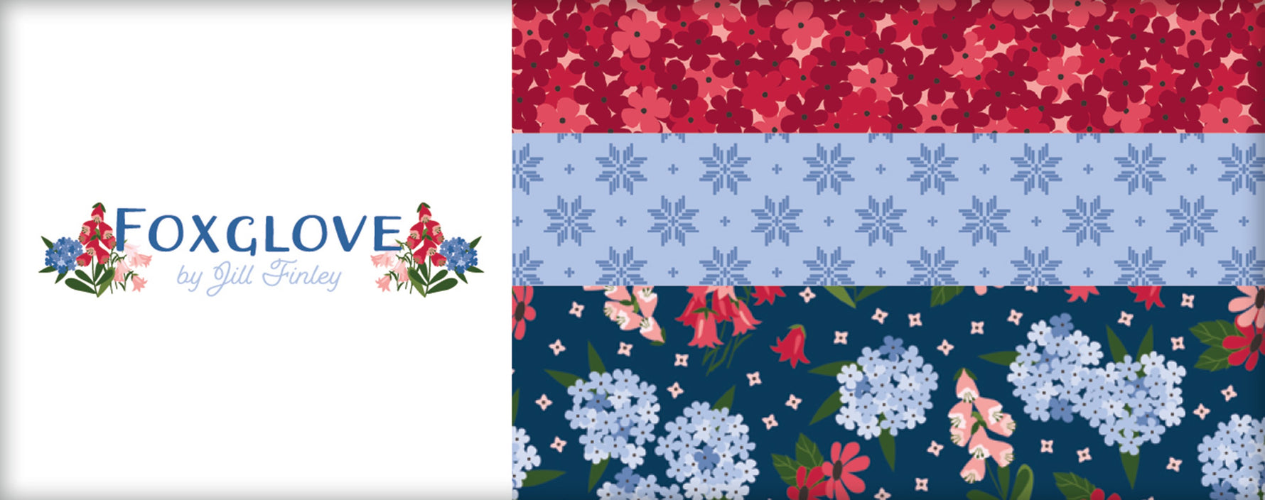 Foxglove 10in Squares, 42pcs/bundle