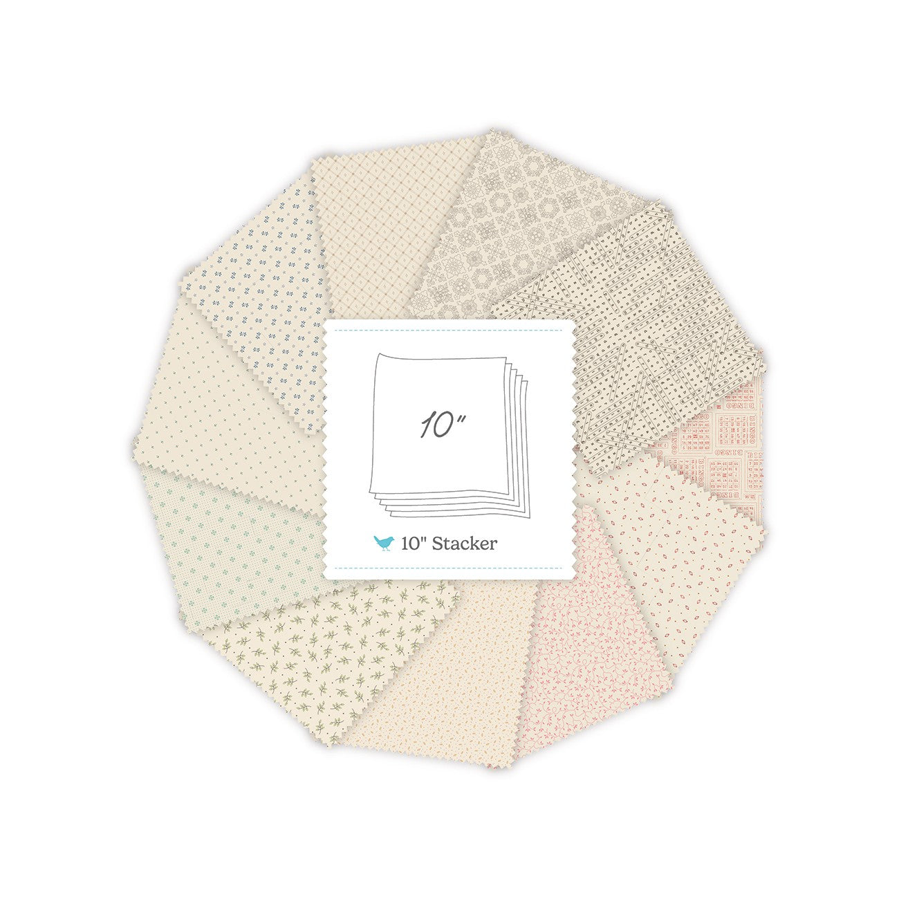 Family Reunion Backgrounds 10 Inch Stacker, 42 Pcs.
