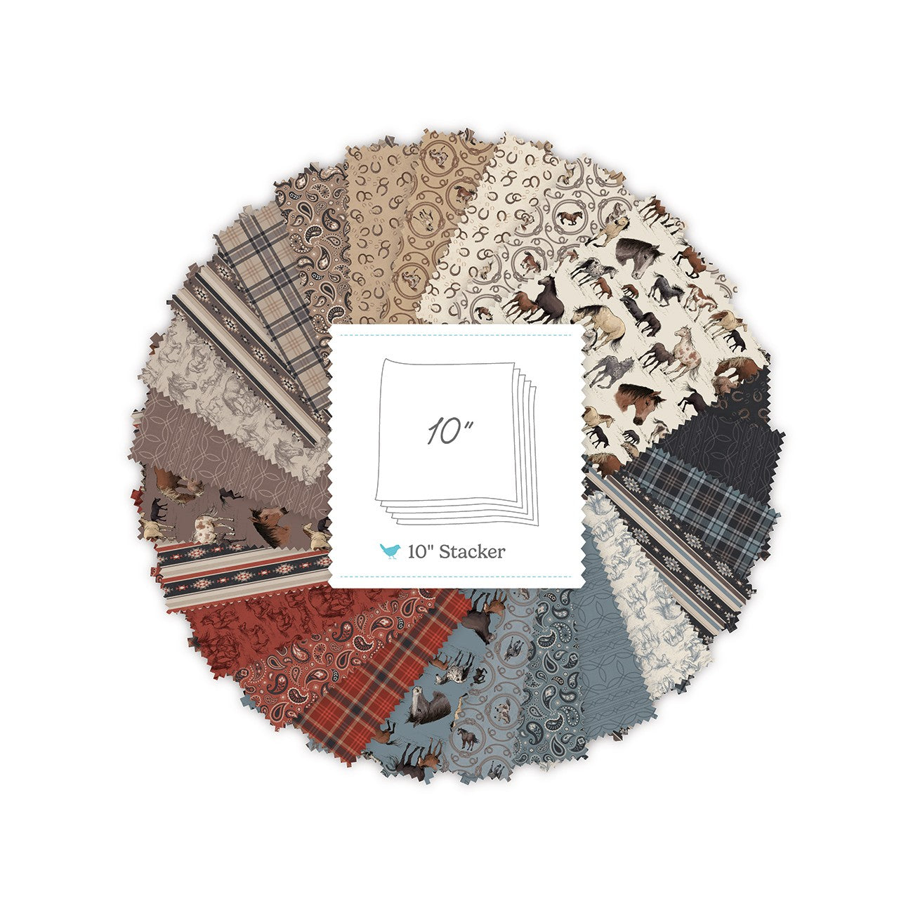 Horseshoe Creek 10in Squares, 42pcs/bundle