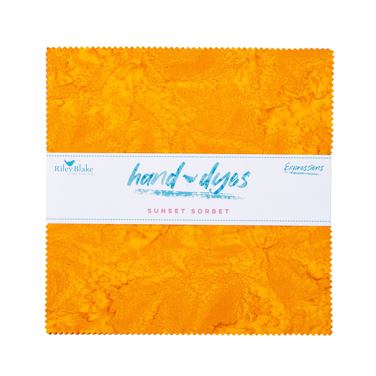 Batiks Hand-Dyes Sunset Sorbet 10in Squares, 42pcs/bundle