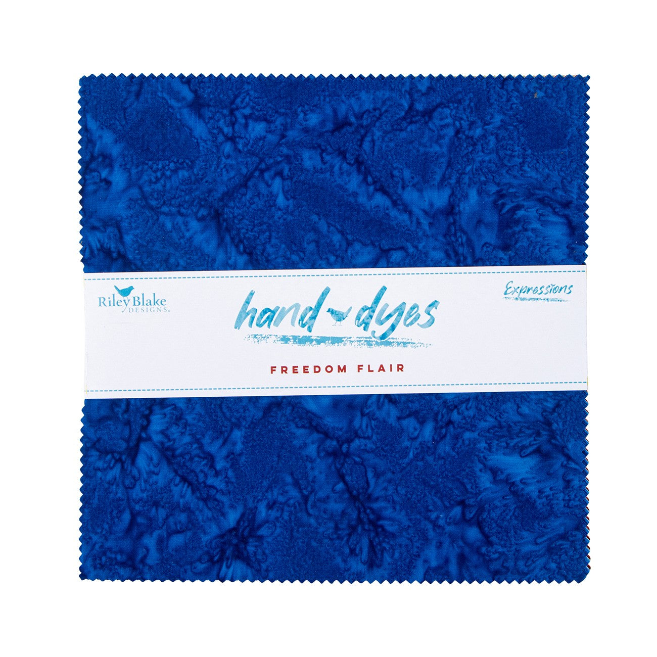 Batiks Hand-Dyes Freedom Flair 10in Squares, 42pcs/bundle