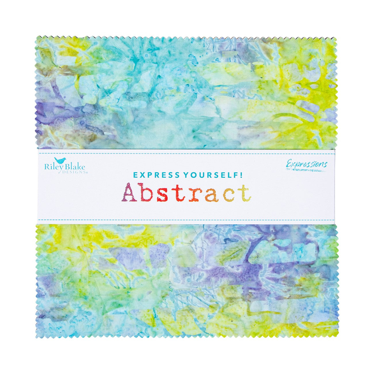 Batiks Express Yourself Abstract 10in Squares, 42pcs/bundle