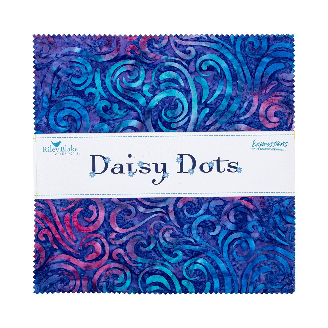 Batiks Daisy Dots 10in Squares, 42pcs/bundle