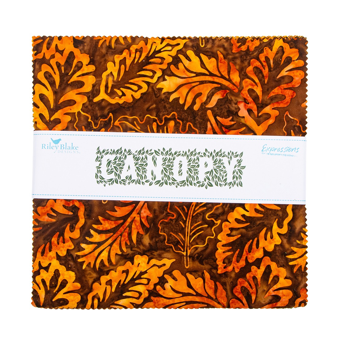 Batiks Canopy 10in Squares, 42pcs