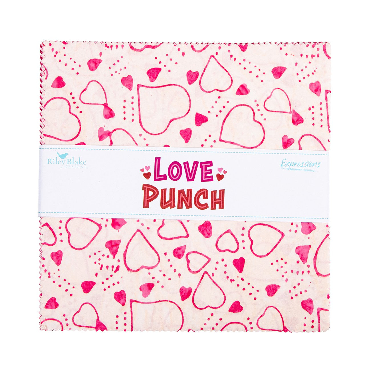 Batiks Love Punch 10in Squares, 42pcs/bundle
