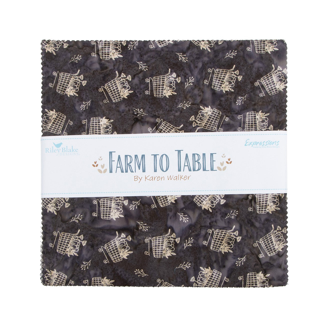 Batiks Farm to Table 10 Inch Stacker, 42pcs