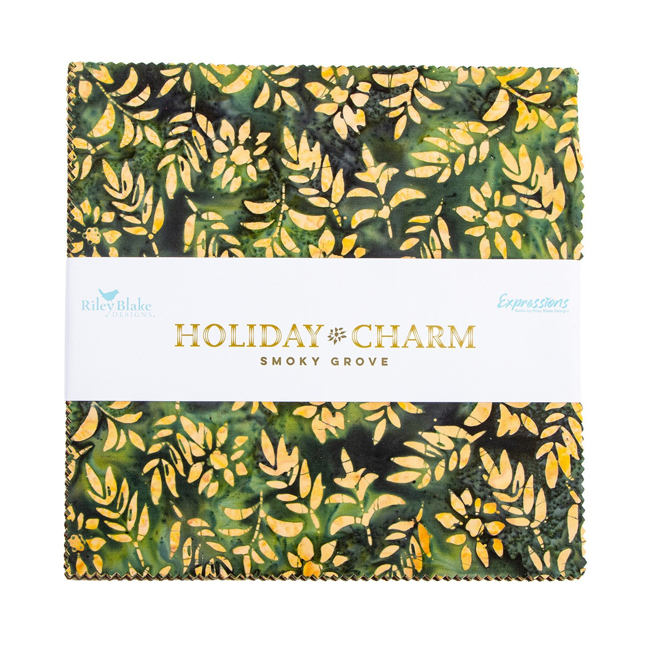 Batiks Holiday Charm Smoky Grove 10 Inch Stacker C, 42 Pcs.