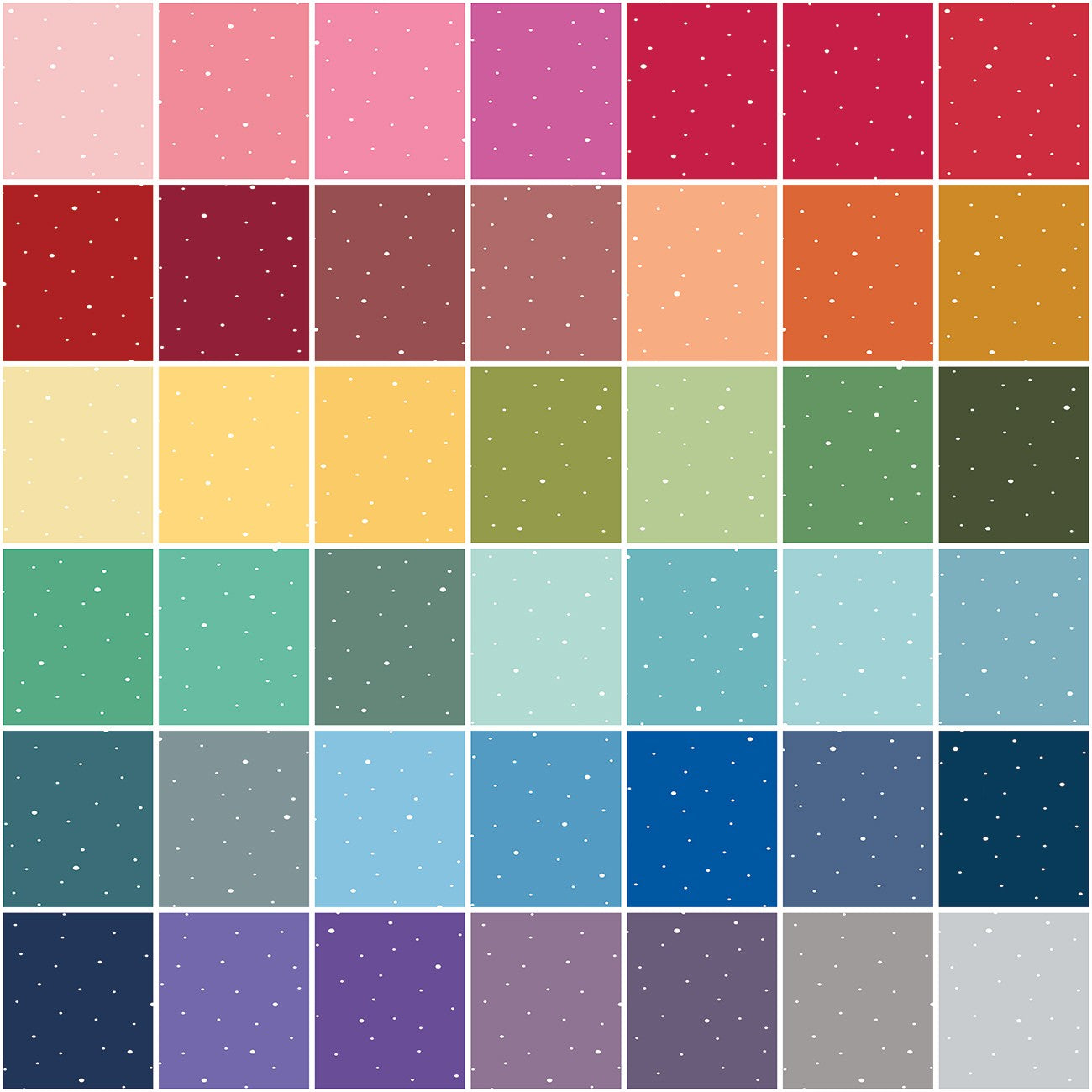Dapple Dot 10in Squares, 42pcs (Some C640 SKUs)