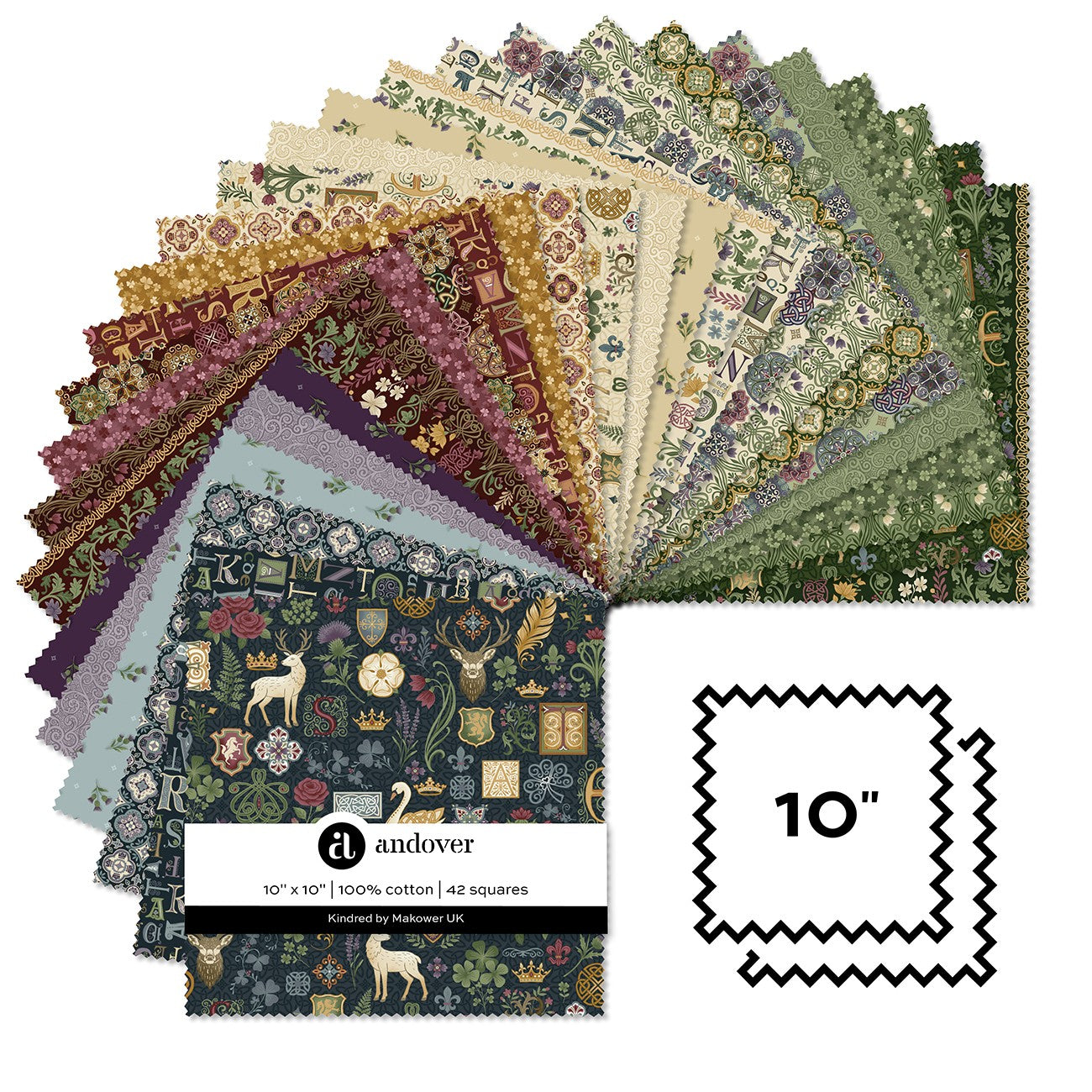 Kindred 10 Inch Square 42 Cuts Each