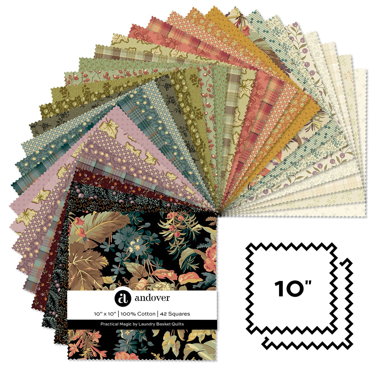 Practical Magic - 10 Inch Square - 42 Cuts Each