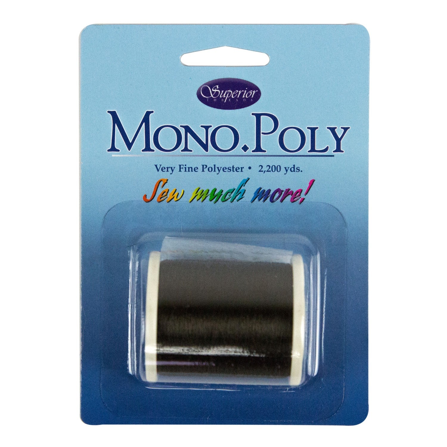 MonoPoly Invisible Polyester Thread .004in 2200yds Smoke