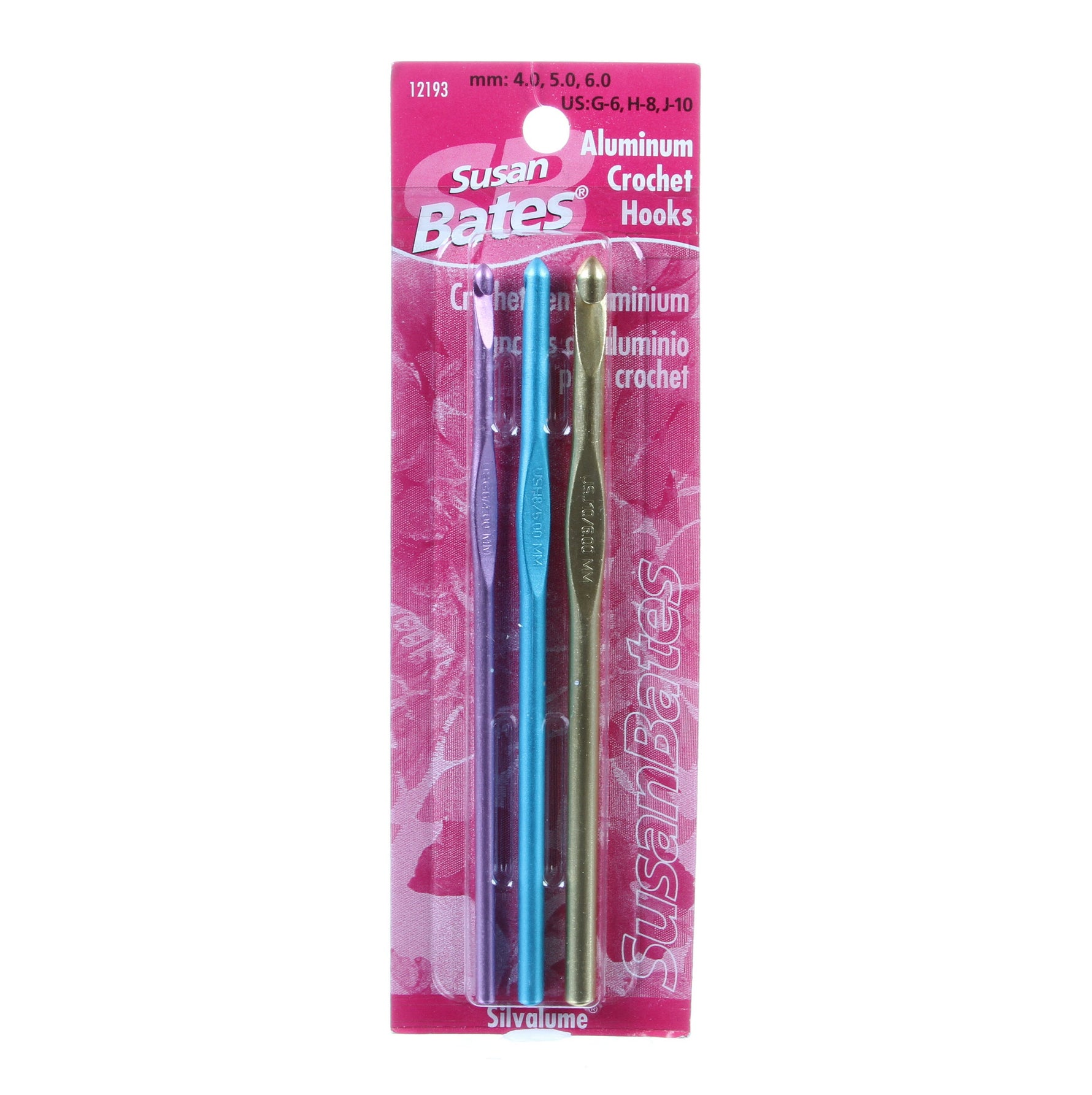 Susan Bates Silvalume Crochet Hook Set 3pc
