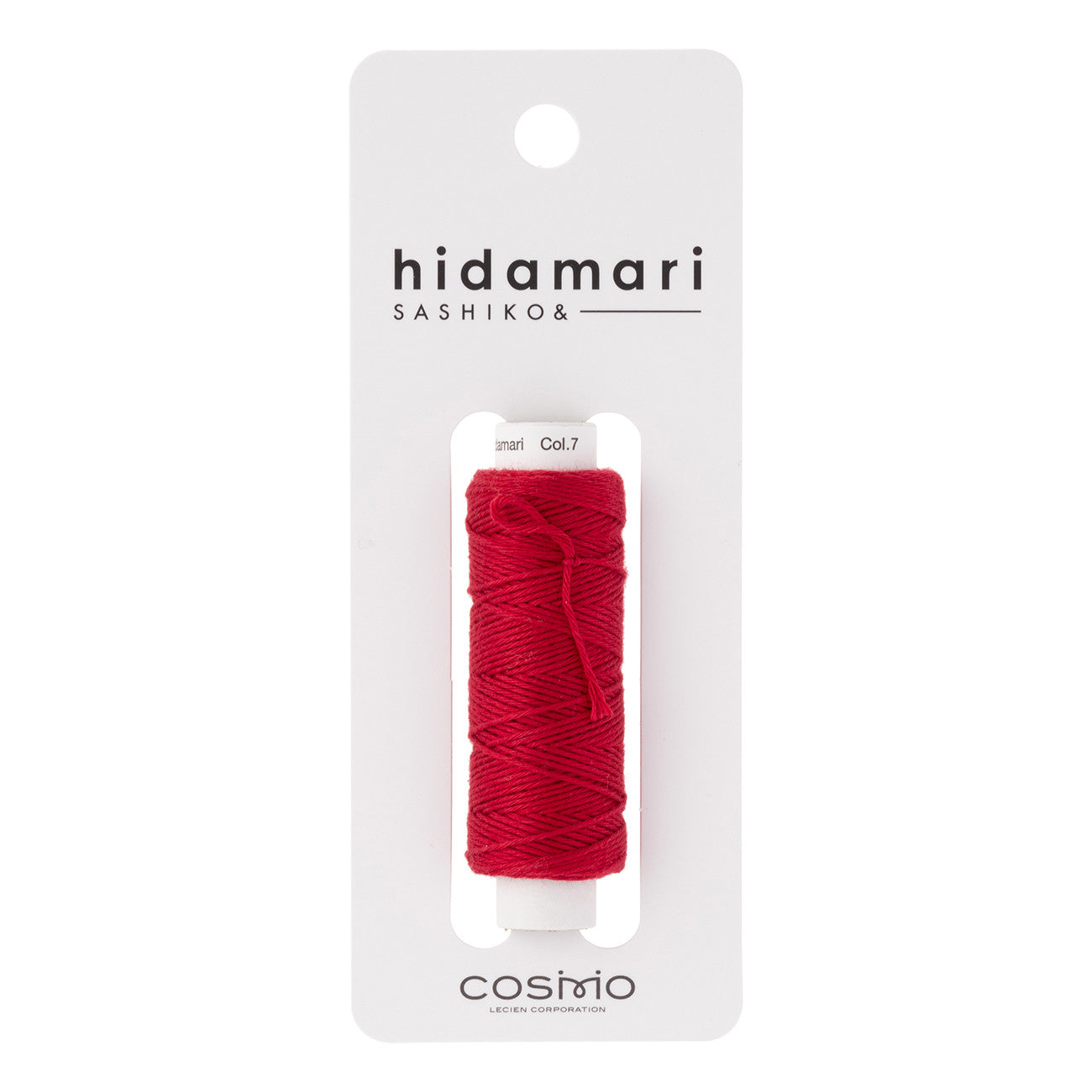 Cosmo Hidamari Sashiko Solid Thread 30 Meters Tulip