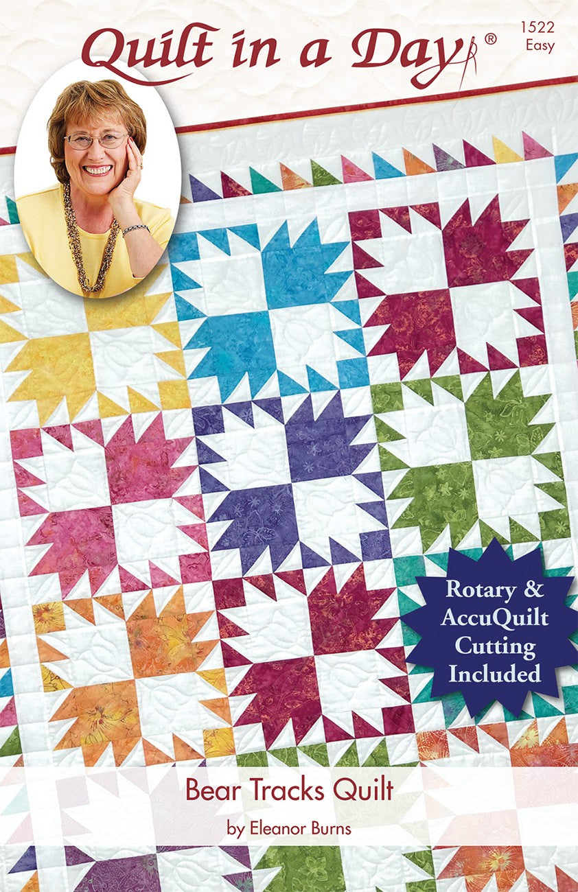 Bear Tracks Quilt for Rotary & AccuQuilt