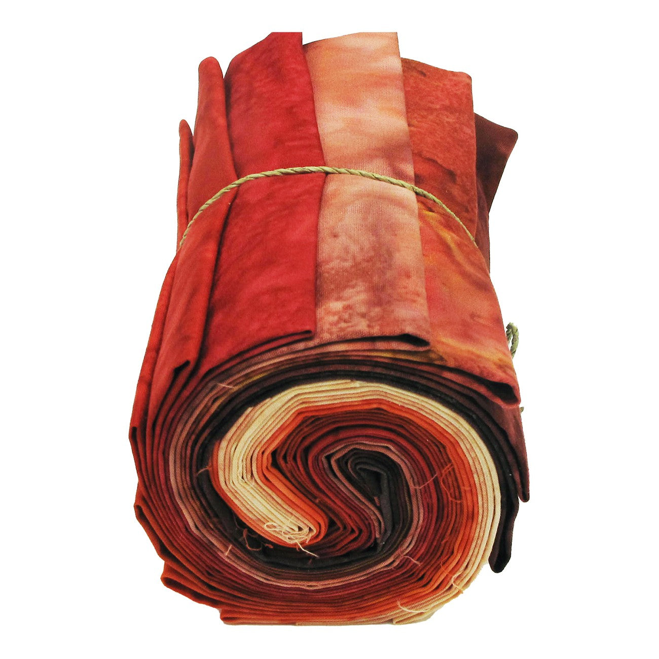 Fat Quarter, 1895s Batiks Red Colorway, 12pcs/bundle