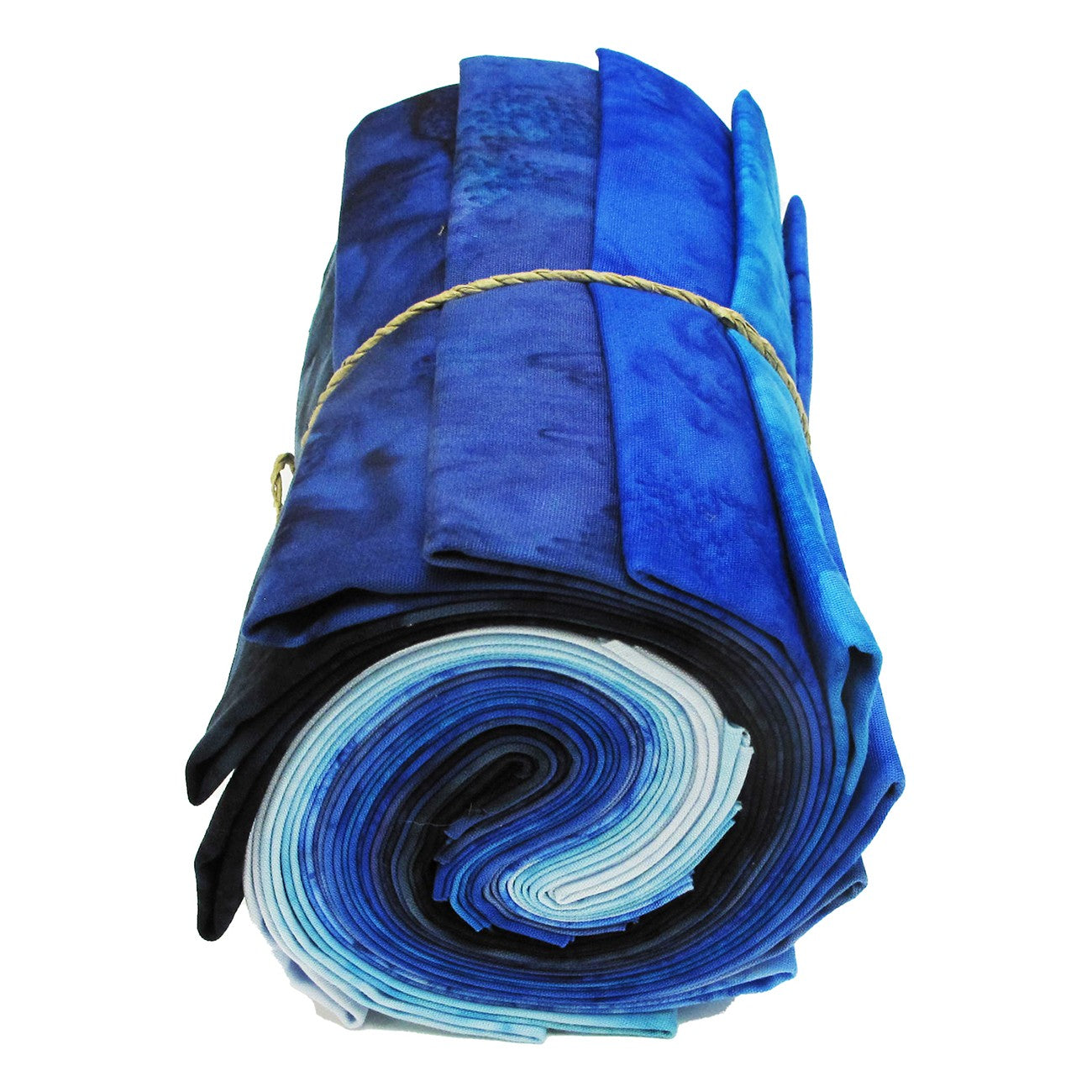 Fat Quarter, 1895s Batiks Blue Colorway, 12pcs/bundle