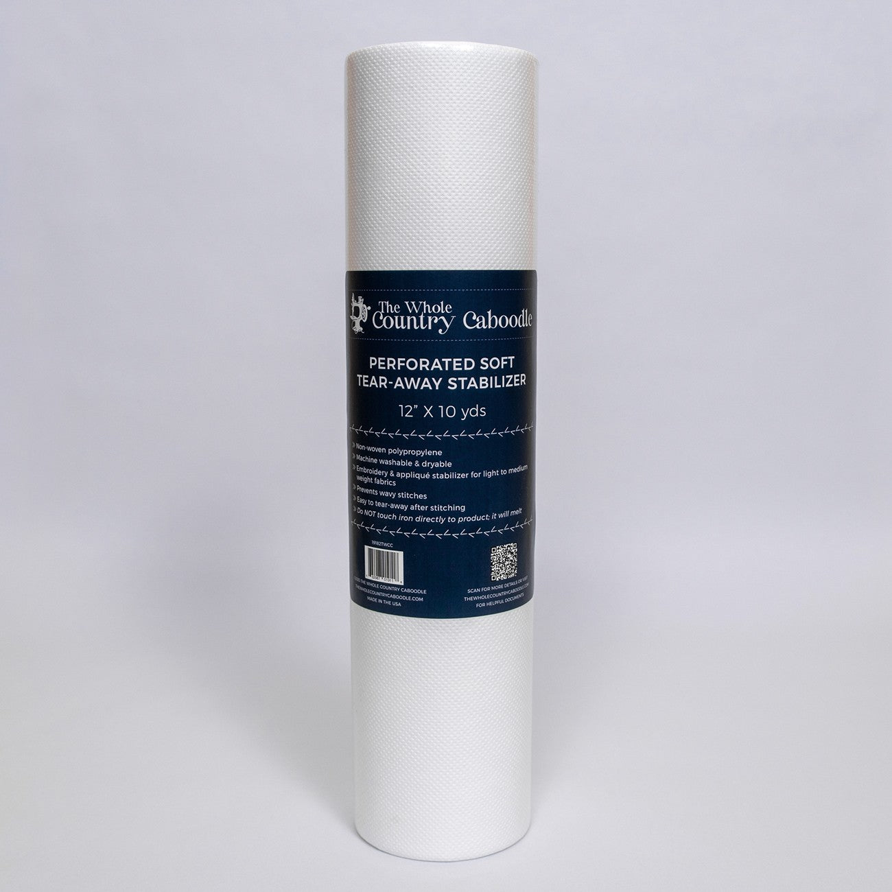 Perforated Soft Tear-Away Stabilizer Roll 12in x 10 yds