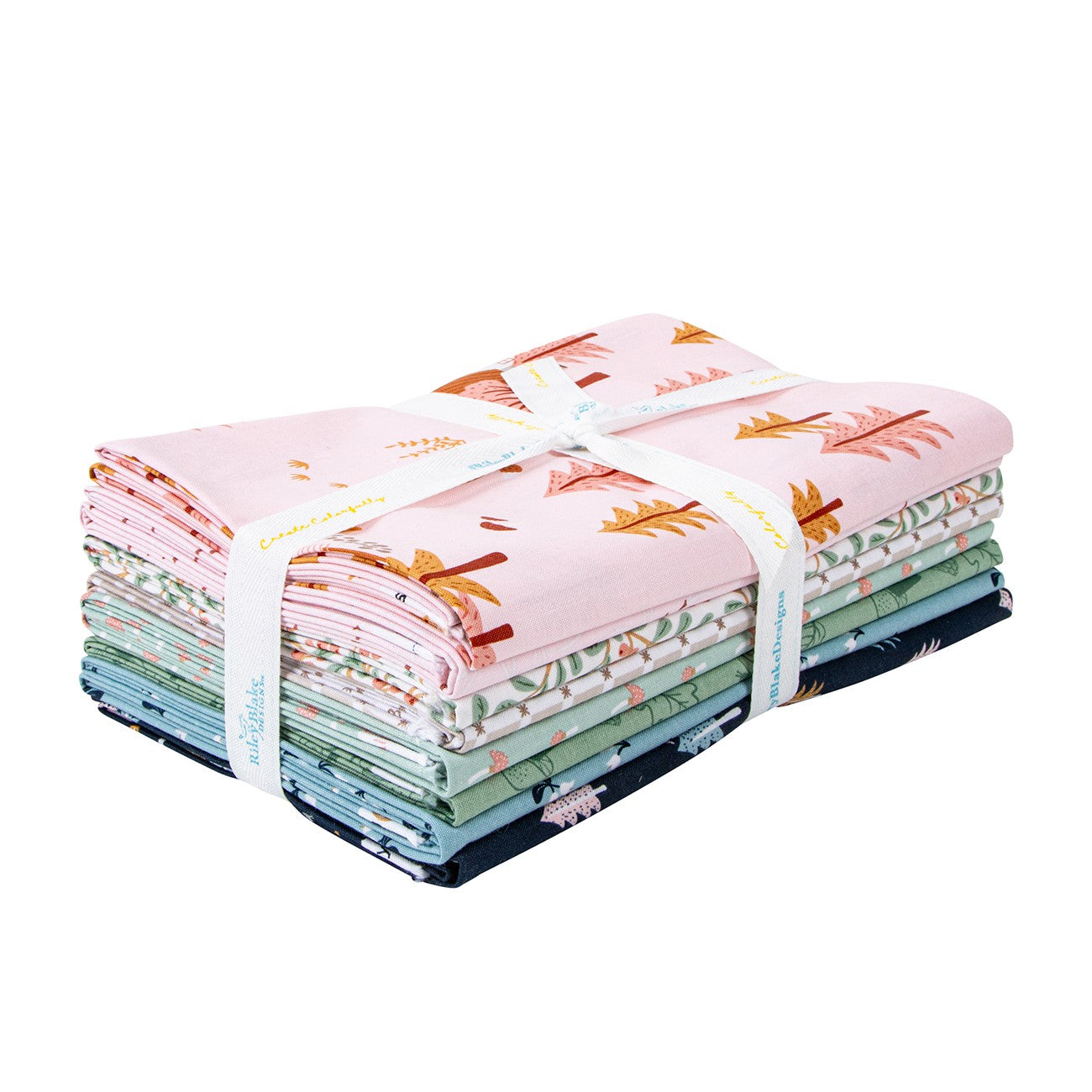 Forest Village 1 Yard Bundle Pink, 8pcs/bundle
