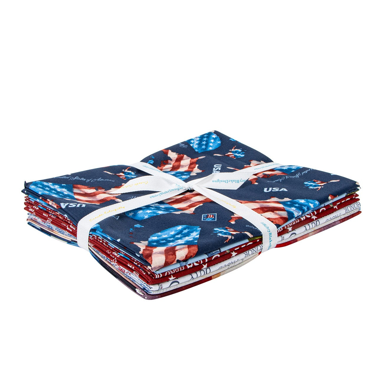 Letters From Home 1 Yard Bundle Navy, 7pcs/bundle