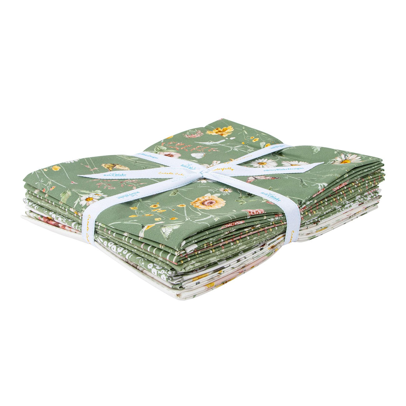 Love Me More 1 Yard Bundle Green, 9pcs/bundle