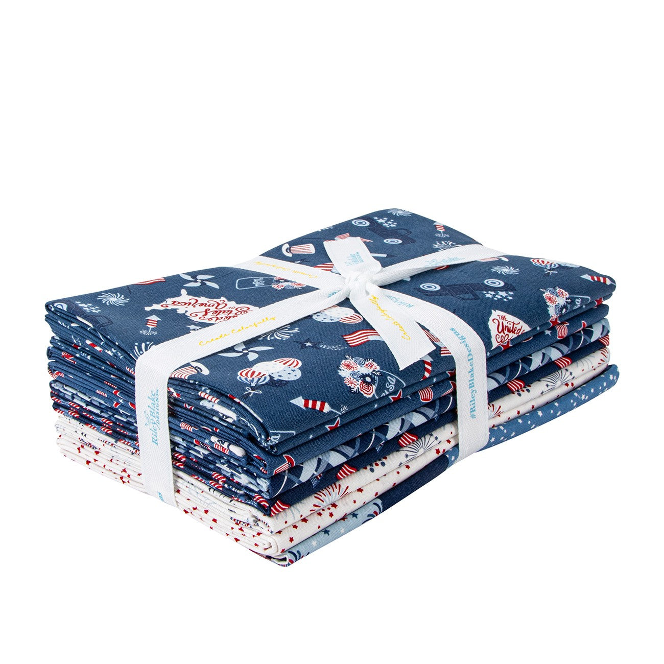 Stars and Stripes Forever 1 Yard Bundle Blue, 8pcs/bundle