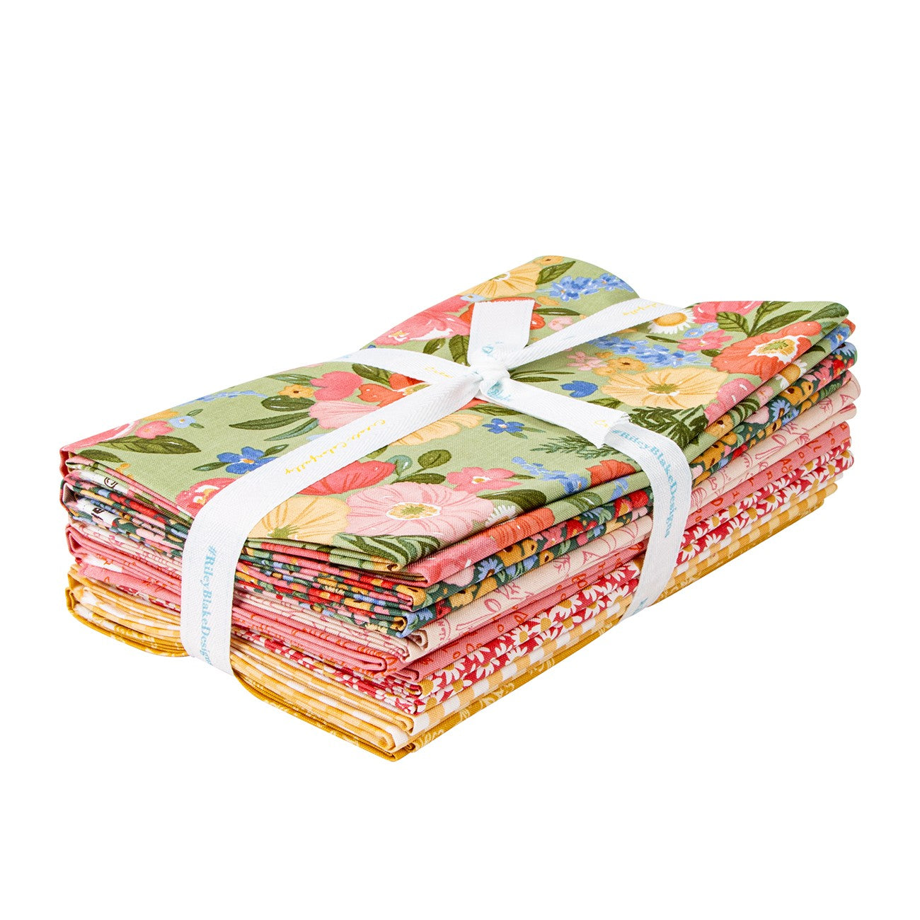 Floral Charms 1 Yard Bundle Green, 7pcs/bundle