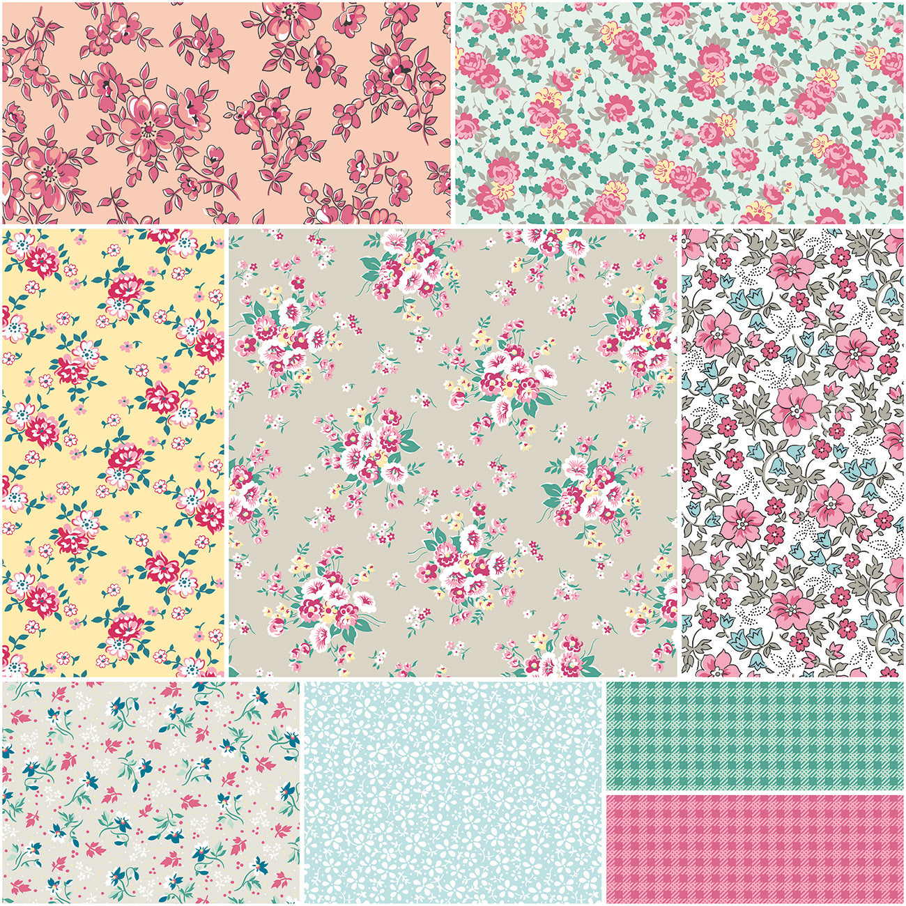 Precious Petites 1 Yard Bundle Ash, 9pcs/bundle