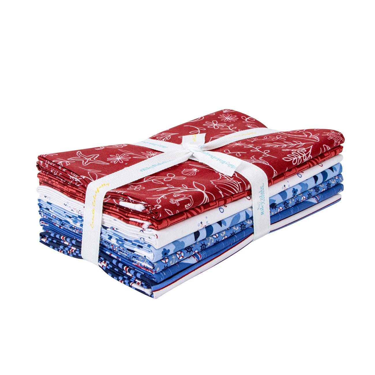 Yacht Club 1 Yard Bundle Red, 7 Pcs.