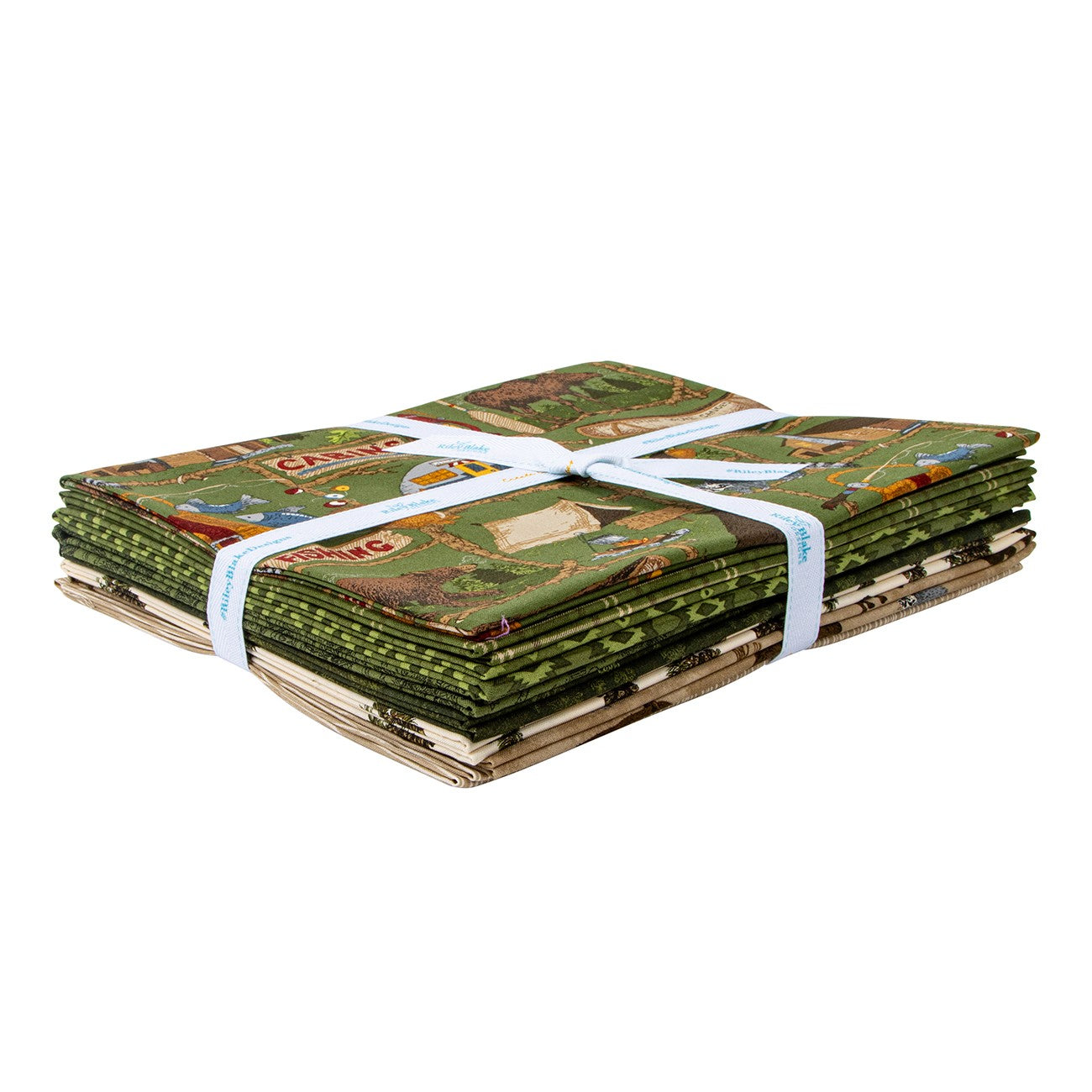 Pine Grove 1 Yard Bundle Green, 8 Pcs.