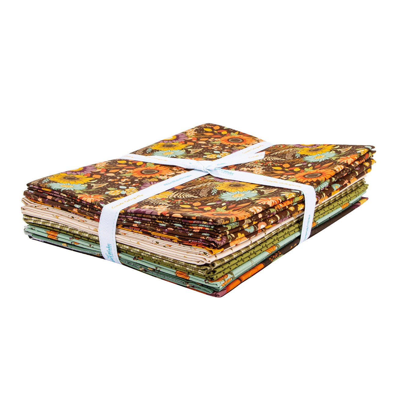 The Awe of Autumn 1 Yard Bundle Brown, 10pcs