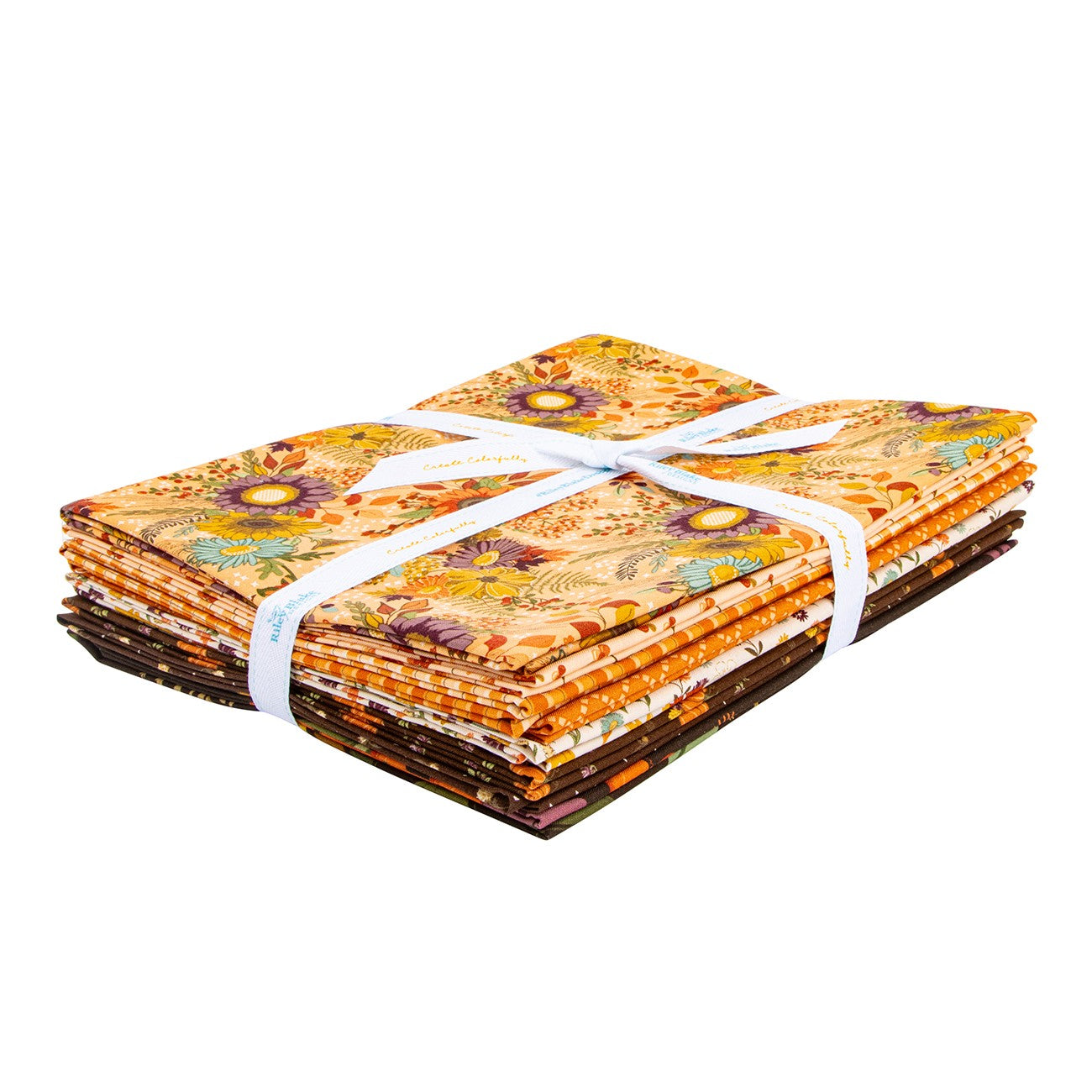 The Awe of Autumn 1 Yard Bundle Orange, 9pcs