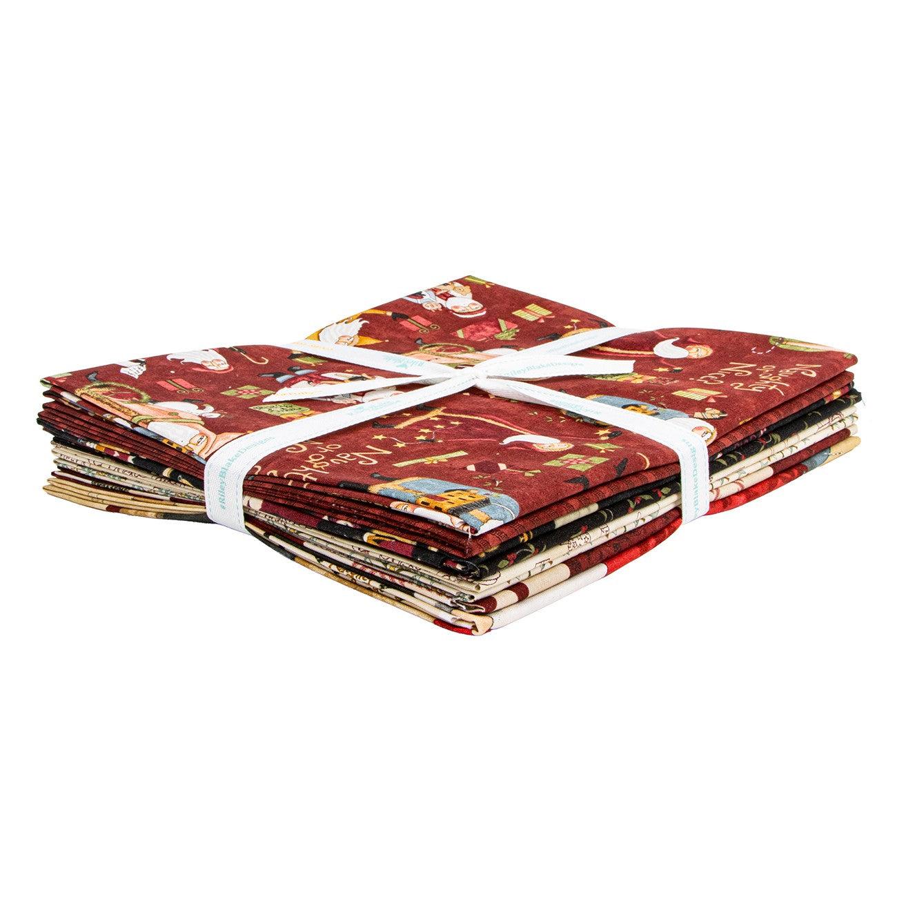 Naughty or Nice 1 Yard Bundle Red, 8pcs