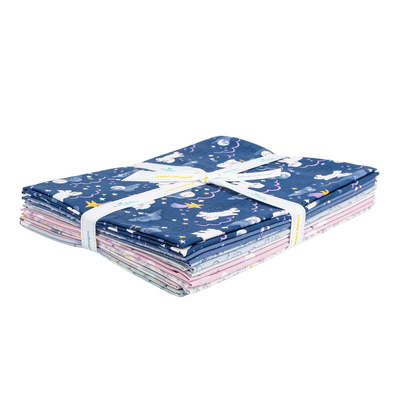 Twinkle Little Star 1 Yard Bundle Nightime, 7pcs