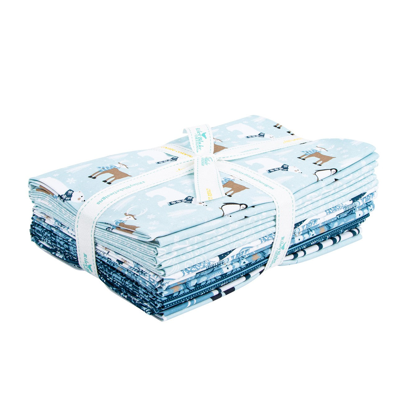 Winter Magic 1 Yard Bundle Aqua, 8pcs