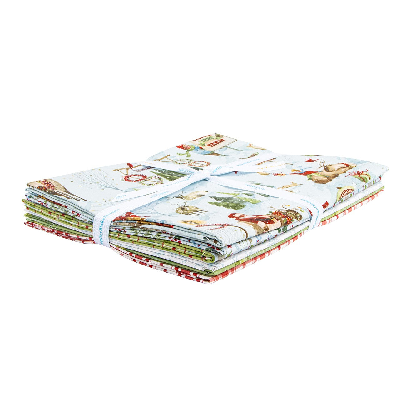 Santa's Tree Farm 1 Yard Bundle Sky, 6pcs