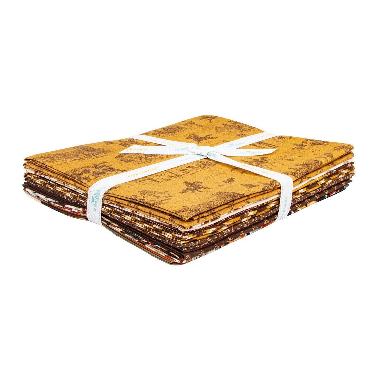 John Wayne American West 1 Yard Bundle Tan, 9 Pcs.