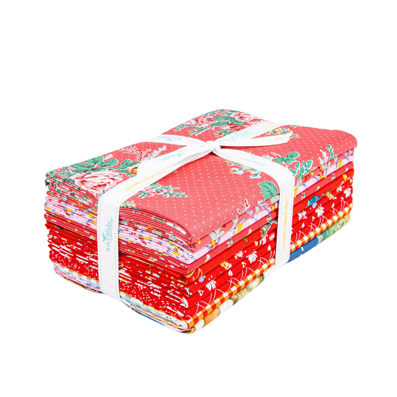 Simple Pleasures 1 Yard Bundle Raspberry, 10 Pcs.