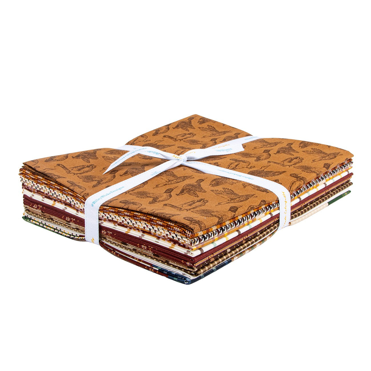 Plaid-Venture Club 1 Yard Bundle Nutmeg, 11 Pcs.