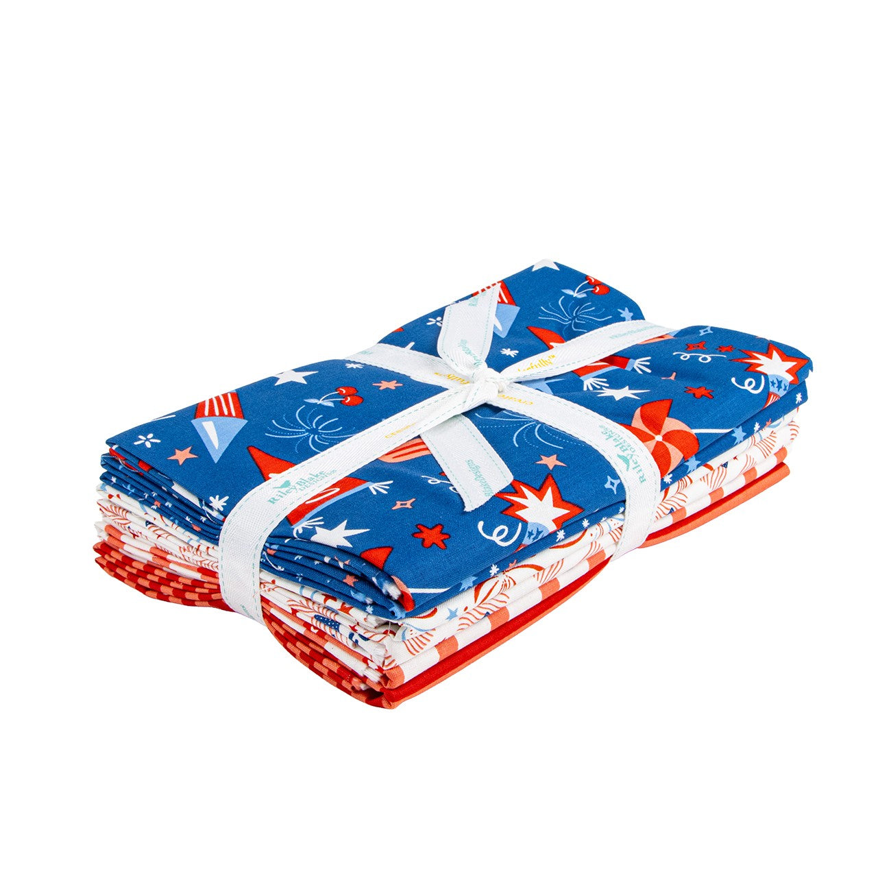 Firecracker 1 Yard Bundle Blue, 6pcs