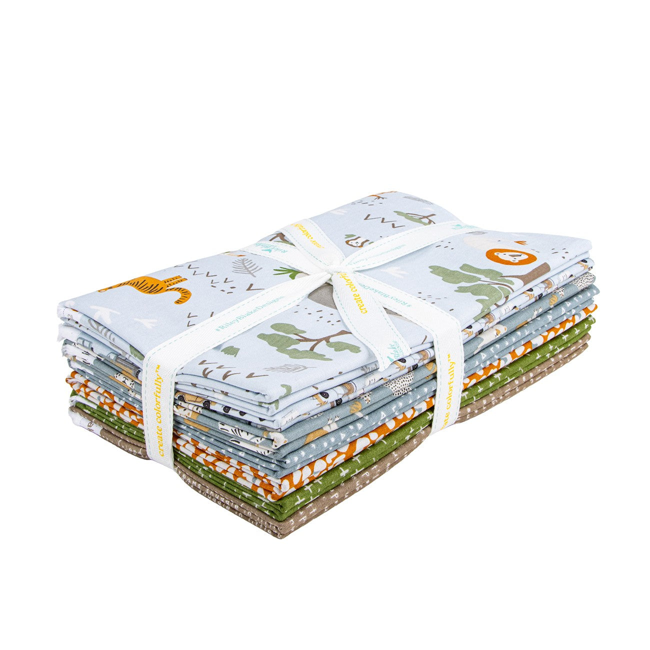 Leo & Savannah 1 Yard Bundle Blue, 9pcs