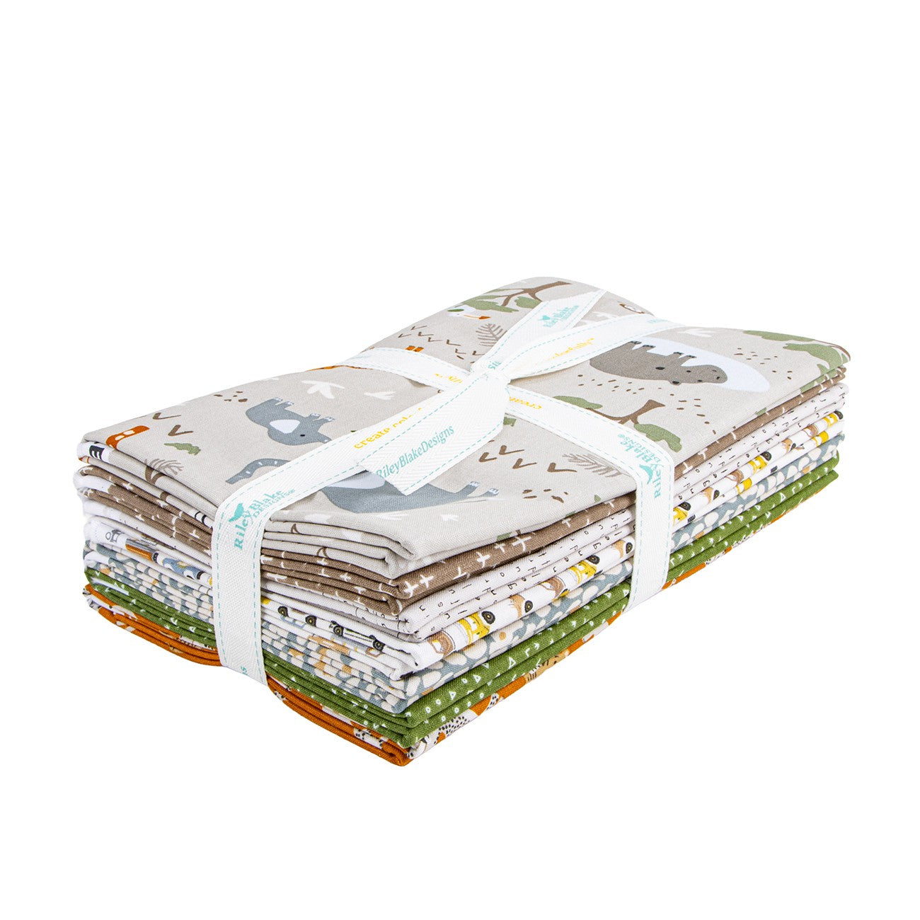 Leo & Savannah 1 Yard Bundle Gray, 9pcs
