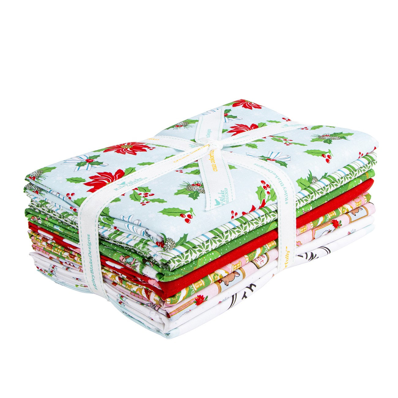 Claus & Co. 1 Yard Bundle Blue, 9pcs
