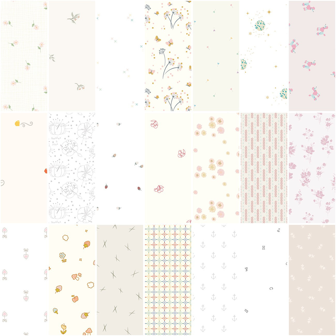 Hush Hush 6 1 Yard Bundle, 21pcs
