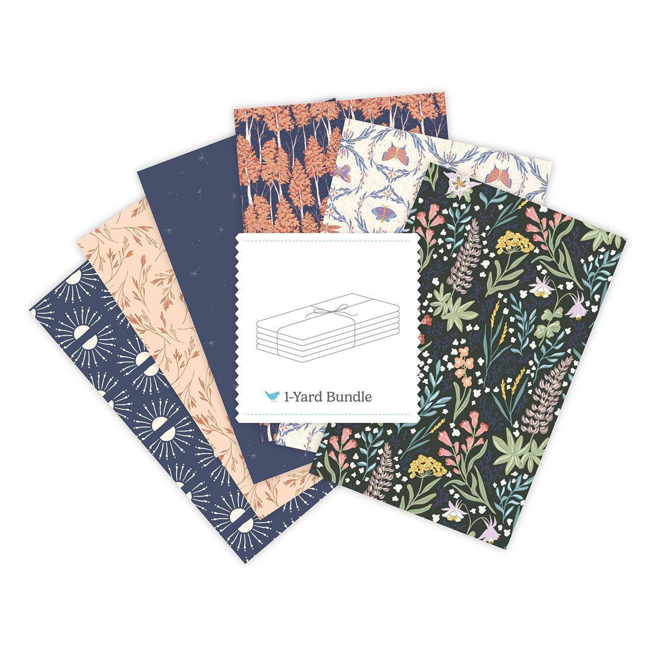 Aspen Lake 1 Yard Bundle Forest, 6 Pcs.