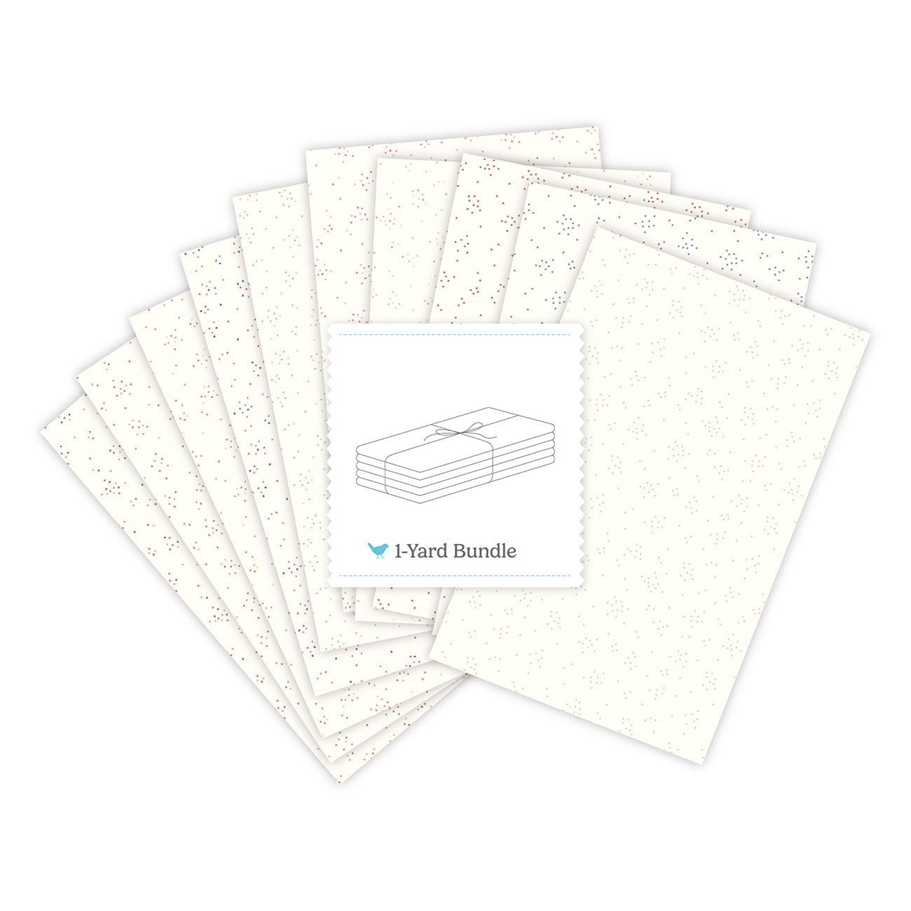 Scattered-A-Cross 1 Yard Bundle Backgrounds, 10 Pcs.